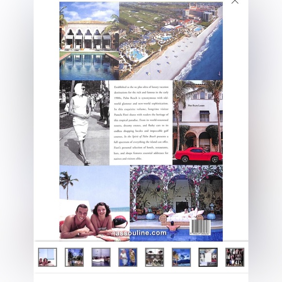 Like New Assouline Palm Beach Book - Picture 3 of 7
